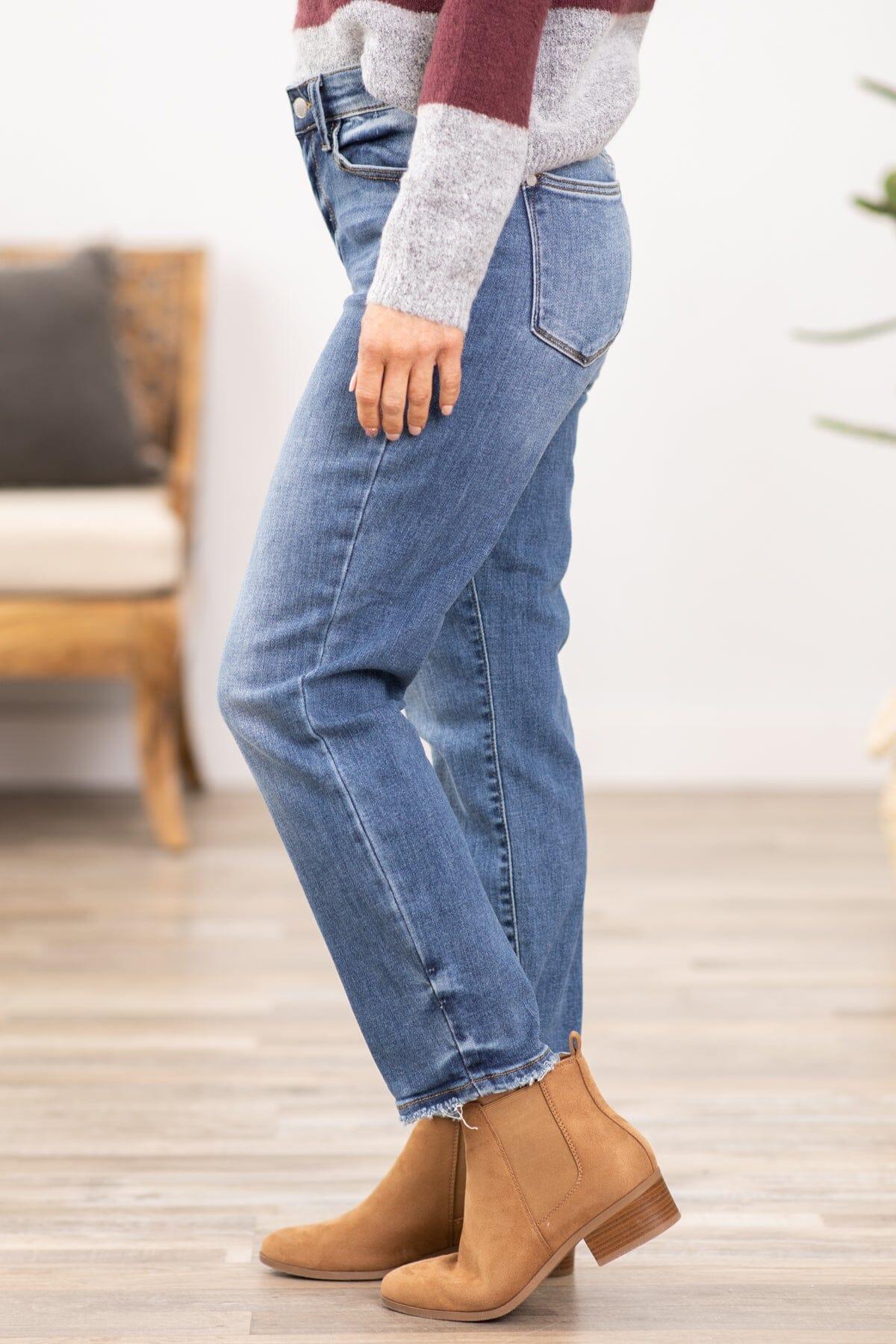 Judy Blue Non Distressed Boyfriend Jeans Product Image