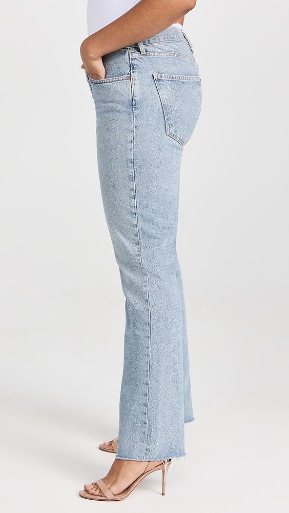 AGOLDE Lana Mid Rise Straight Jeans | Shopbop Product Image