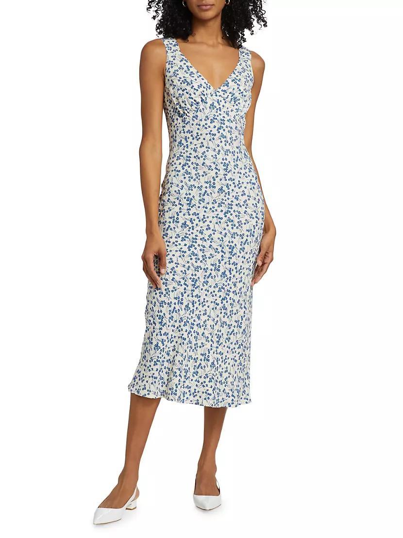 Beauden Floral Sleeveless Midi-Dress Product Image