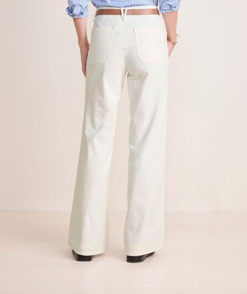 High-Rise Wide-Leg Cords Product Image