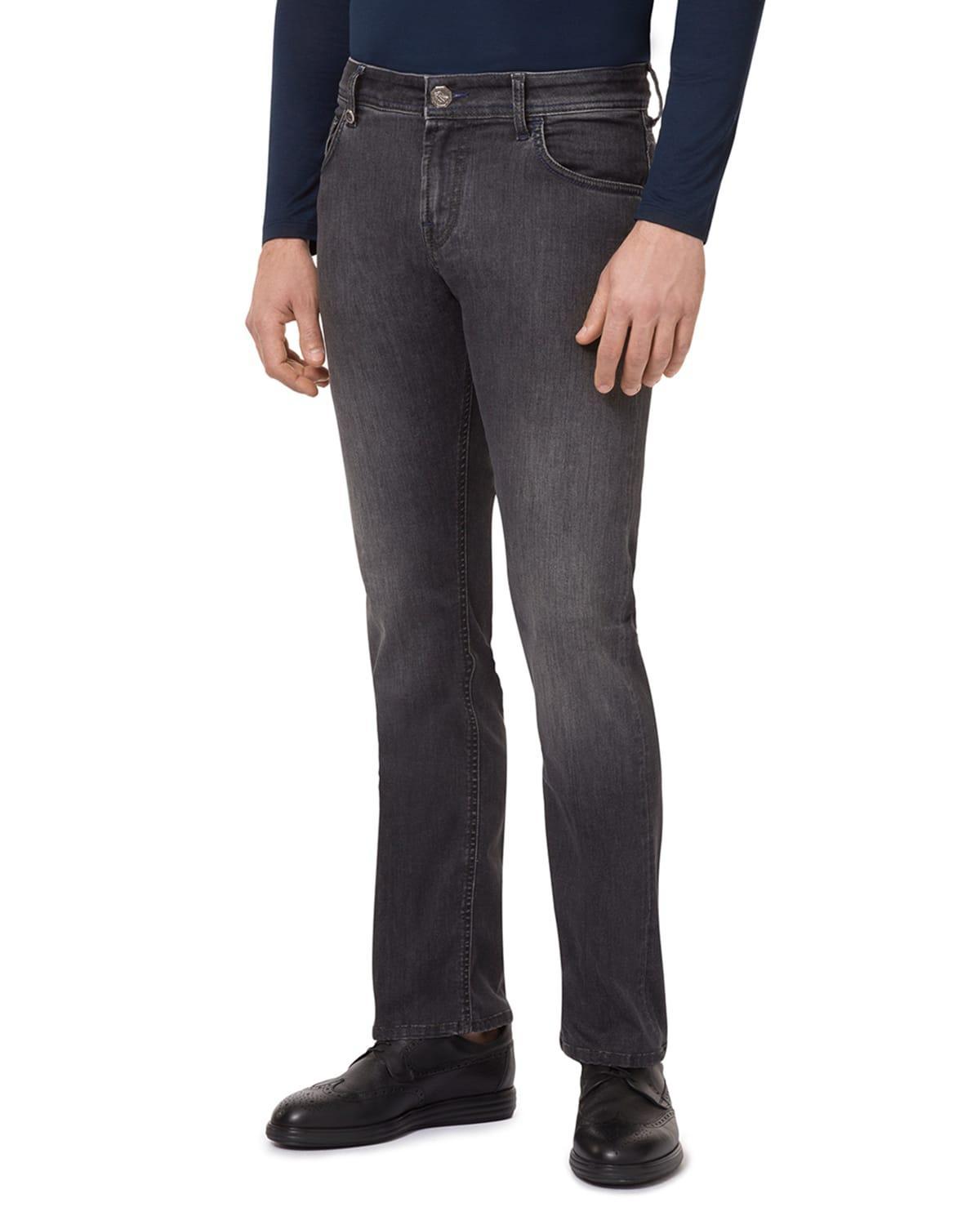 Mens Faded Slim-Straight Jeans Product Image