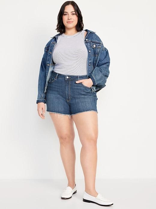 High-Waisted OG Jean Shorts -- 3-inch inseam Product Image