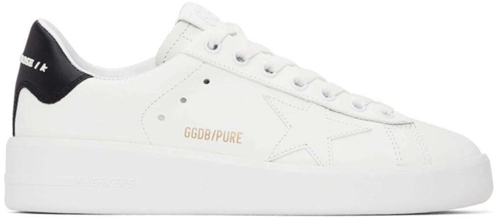 White Purestar Leather Sneakers Product Image