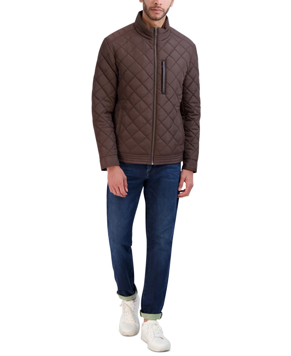 Cole Haan Quilted Jacket With Faux Sherpa Lining Men's Jacket Product Image