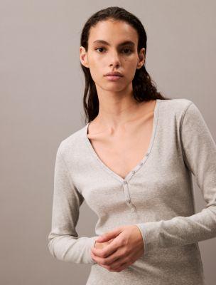 Modern Rib Henley T-Shirt Product Image