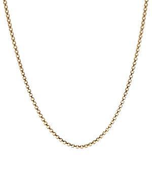 Box Chain Necklace in 18K Gold, 1.7mm, 16L Product Image