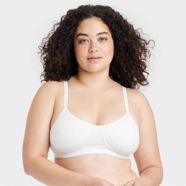 Womens Balletcore Bralette - Colsie Off-White XS Product Image