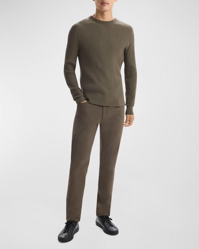 Mens Riland Cable-Knit Crewneck Sweater Product Image