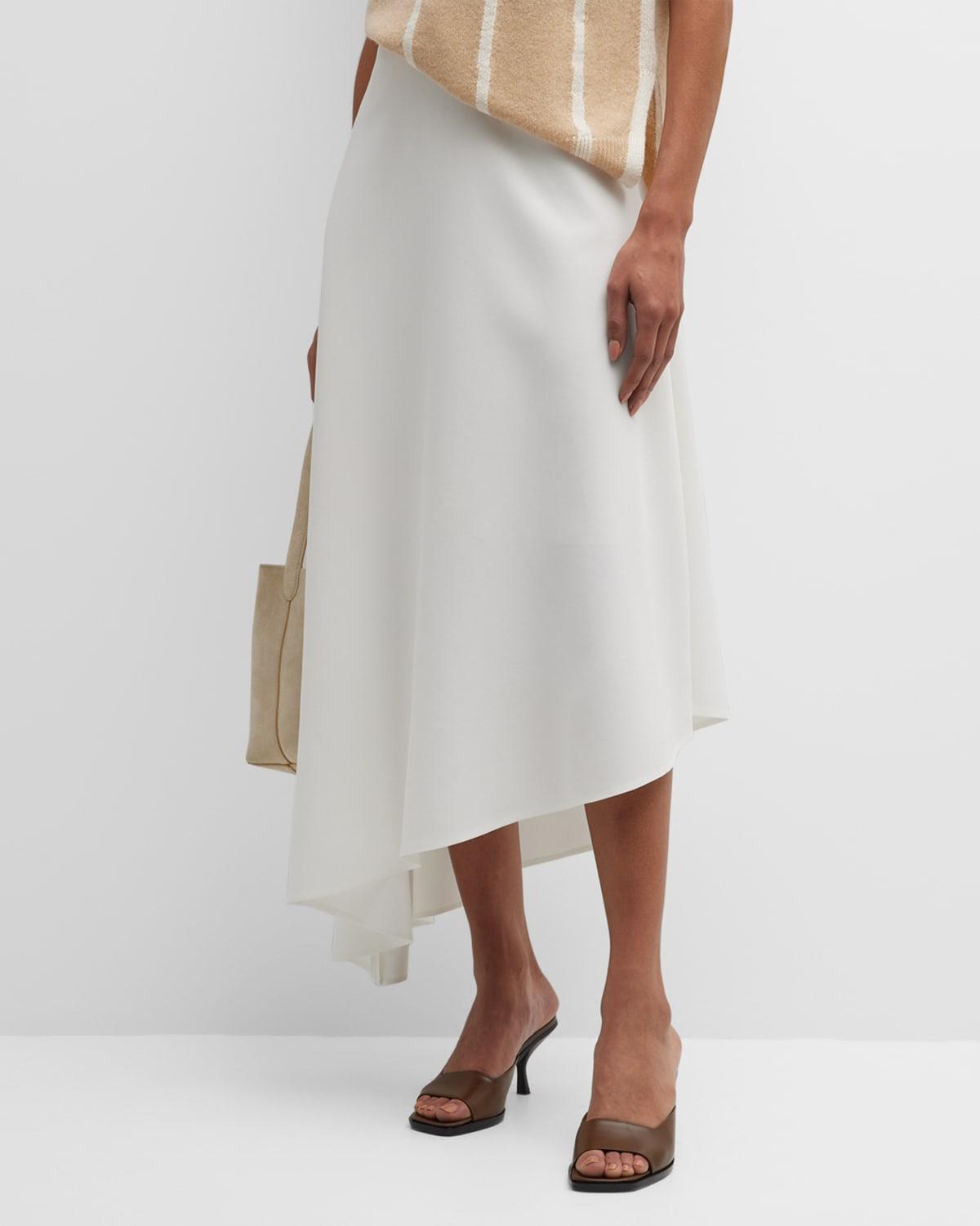 Lafayette 148 New York Asymmetric Crepe Skirt Product Image