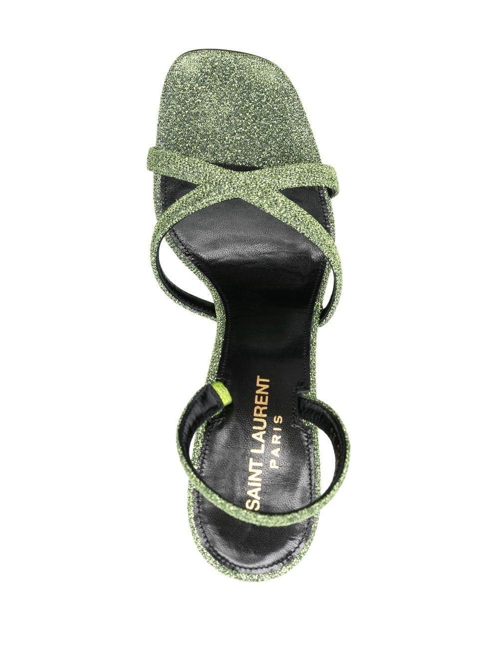 Arancha 110 Heeled Sandals In Green Product Image