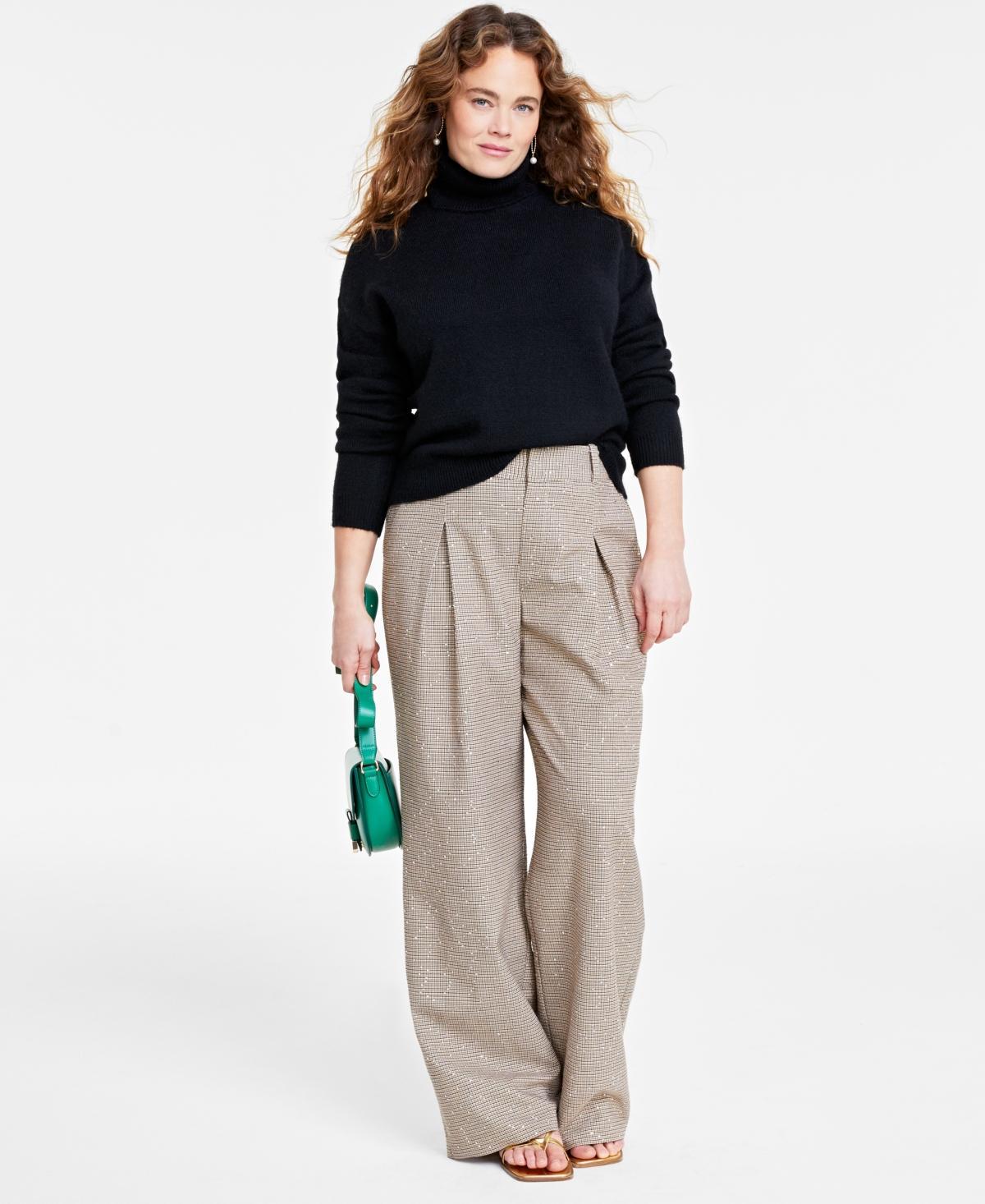 On 34th Womens Turtleneck Sweater, Created for Macys Product Image