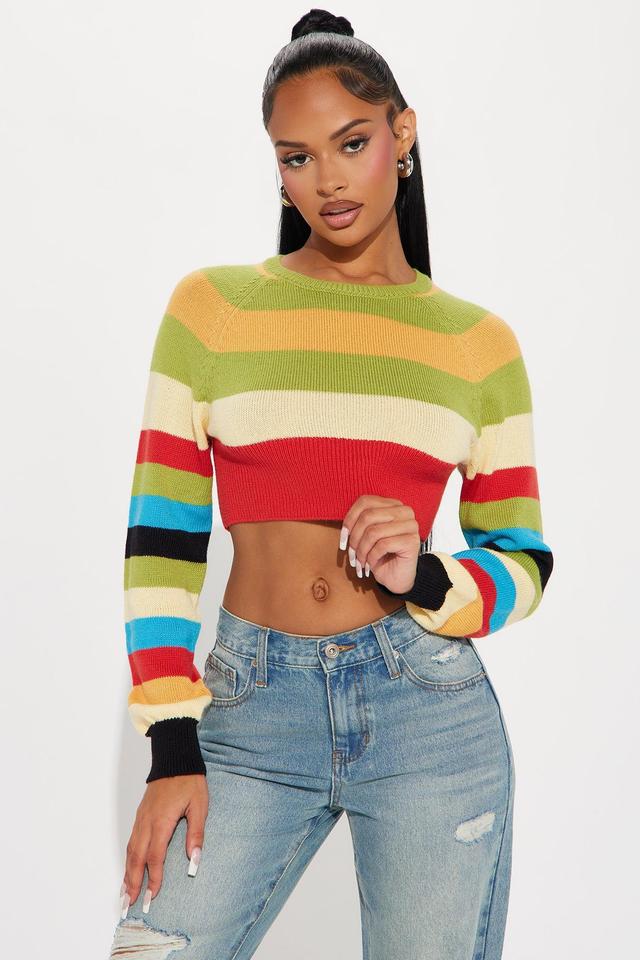 Stella Striped Sweater - Multi Color Product Image