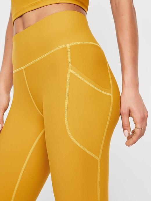 High-Waisted PowerSoft Crop Leggings Product Image