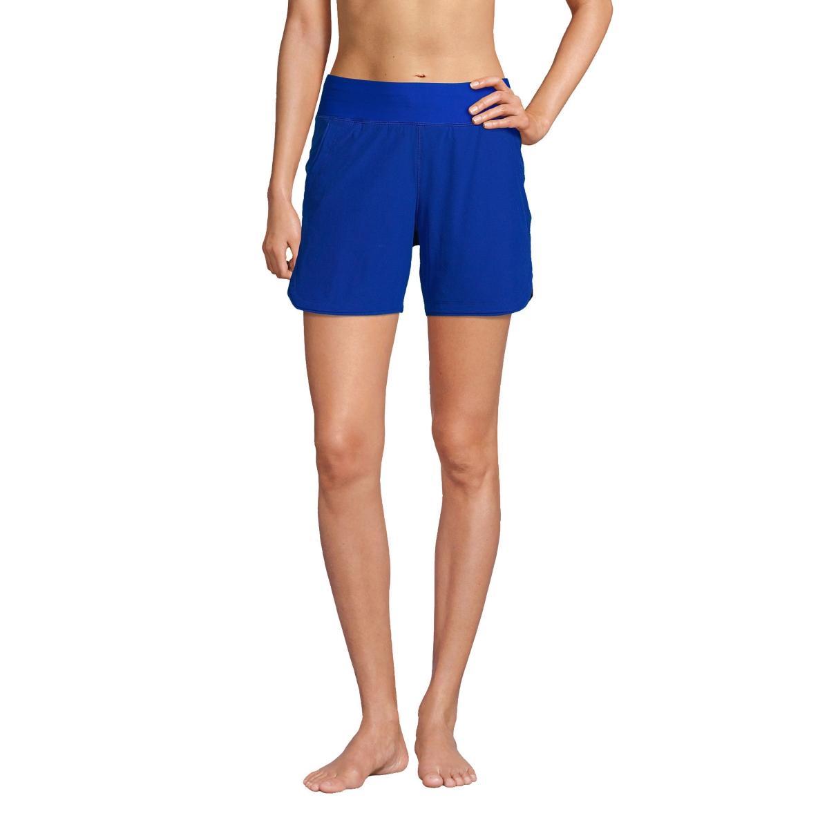 Womens Lands End 5 Quick Dry Swim Shorts With Panty Product Image