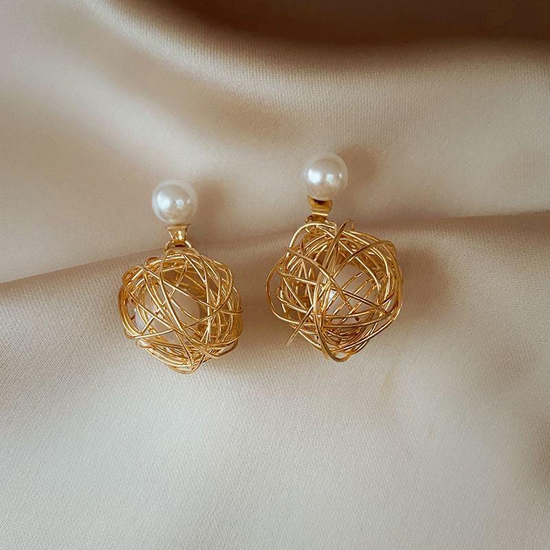 Faux Pearl / Alloy Earring (Various Designs) Product Image