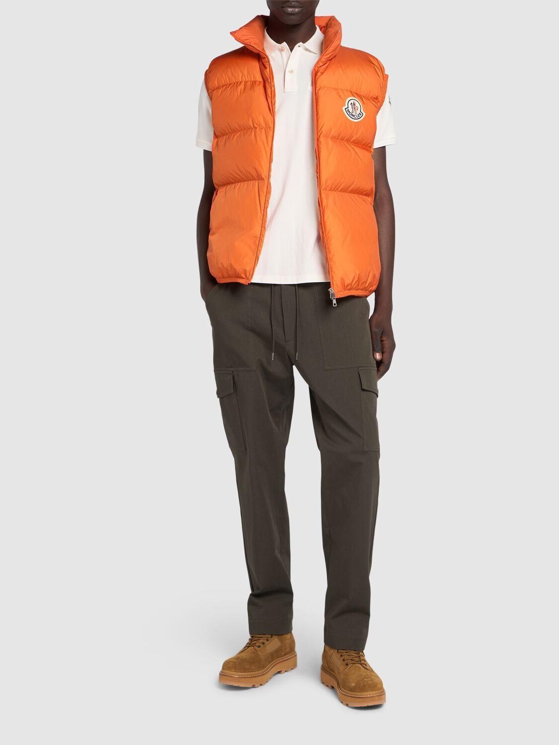 MONCLER Almaz Down Gilet In Orange Product Image