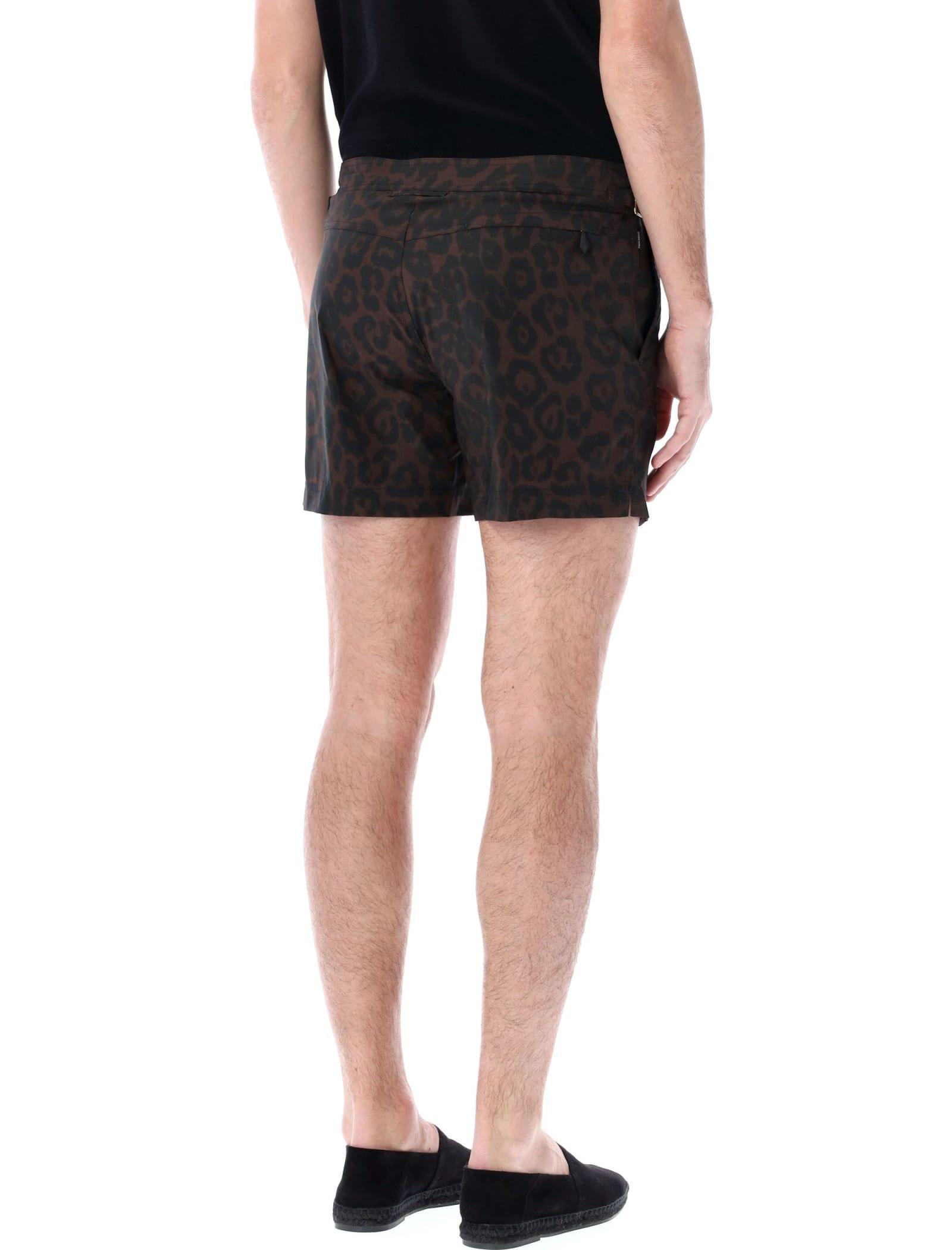 TOM FORD Swim Shorts In Brown Product Image