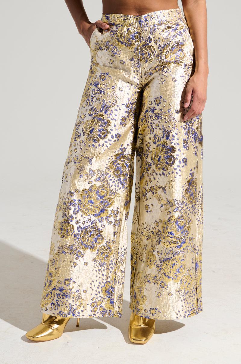 GOLDIE BROCADE TROUSER Product Image