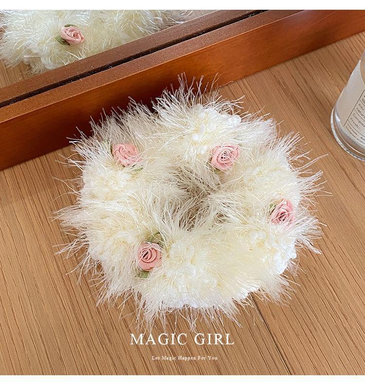 Flower Fluffy Hair Tie Product Image