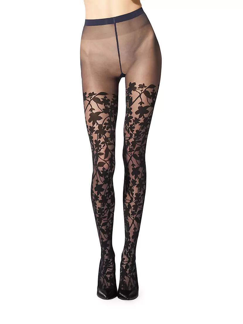 Floral Sheer Tights Product Image