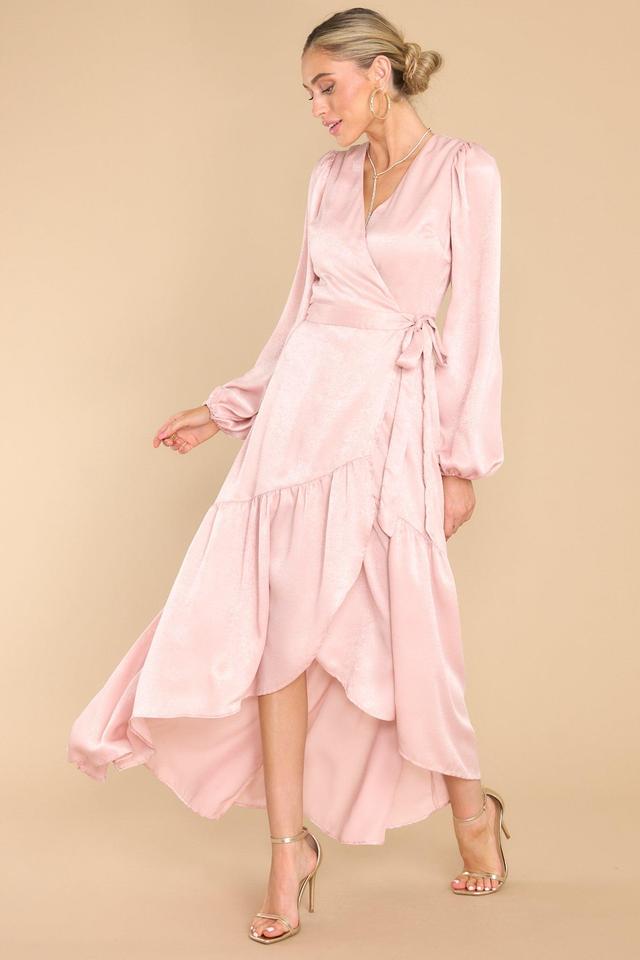 Aura You Enchant Me Dusty Pink Maxi Dress Product Image