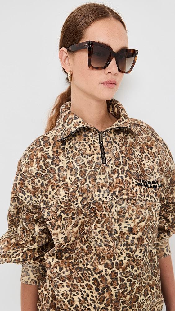 Isabel Marant Oversized Cat Eye Sunglasses | Shopbop Product Image