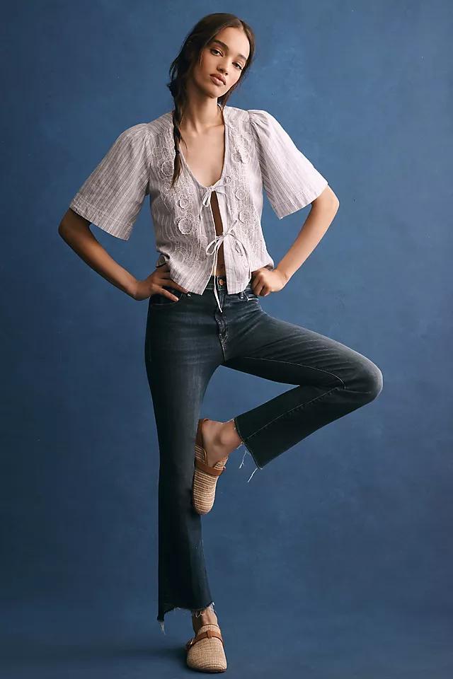 MOTHER The Insider Crop Step Fray Jeans Product Image