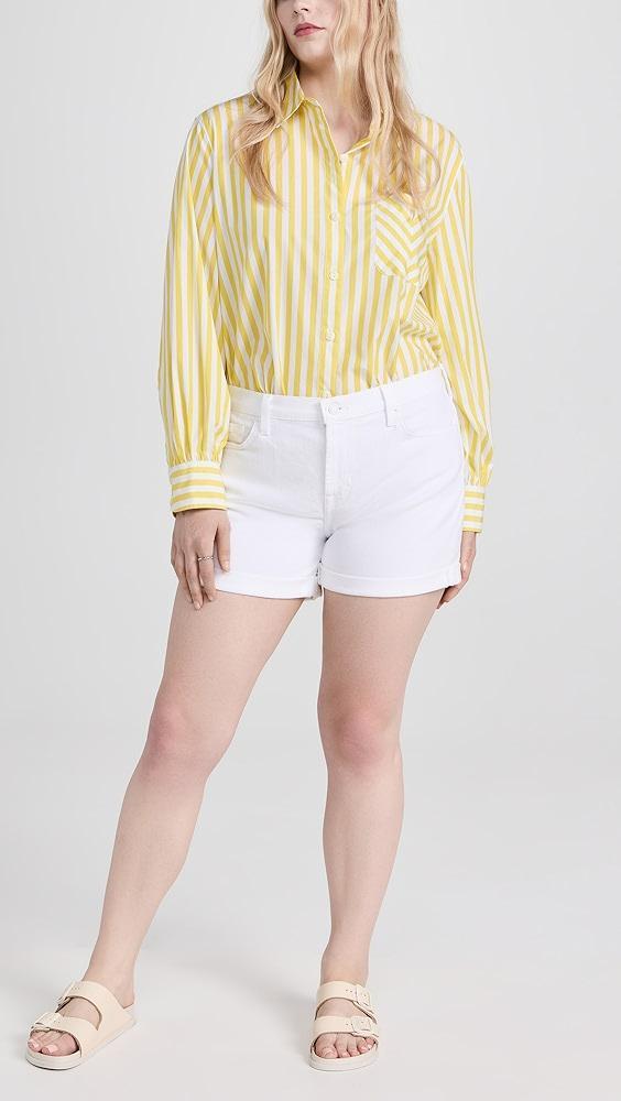 7 For All Mankind Mid Roll Shorts | Shopbop Product Image