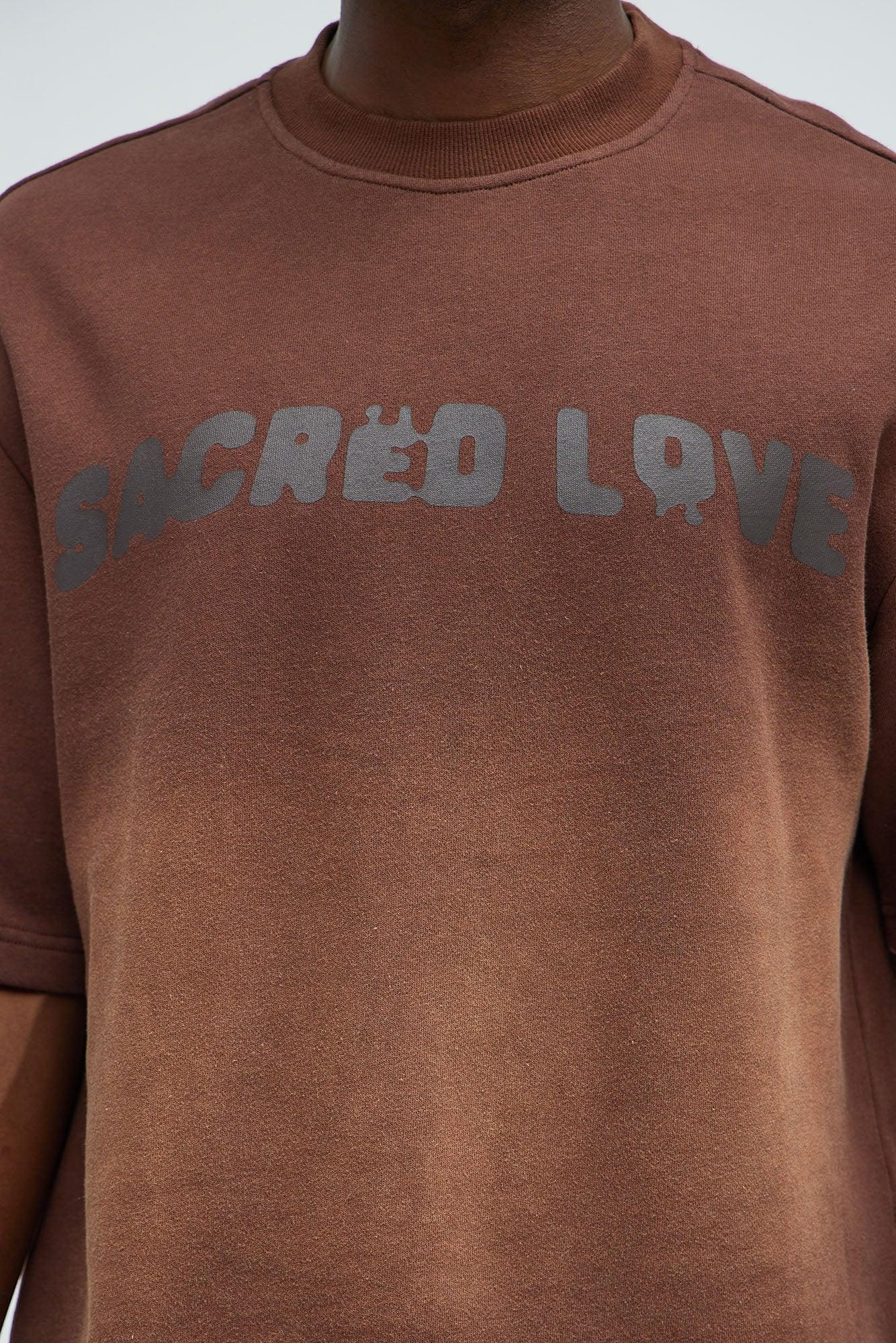 Tyson Sacred Love Relaxed Short Sleeve Tee - Brown Product Image