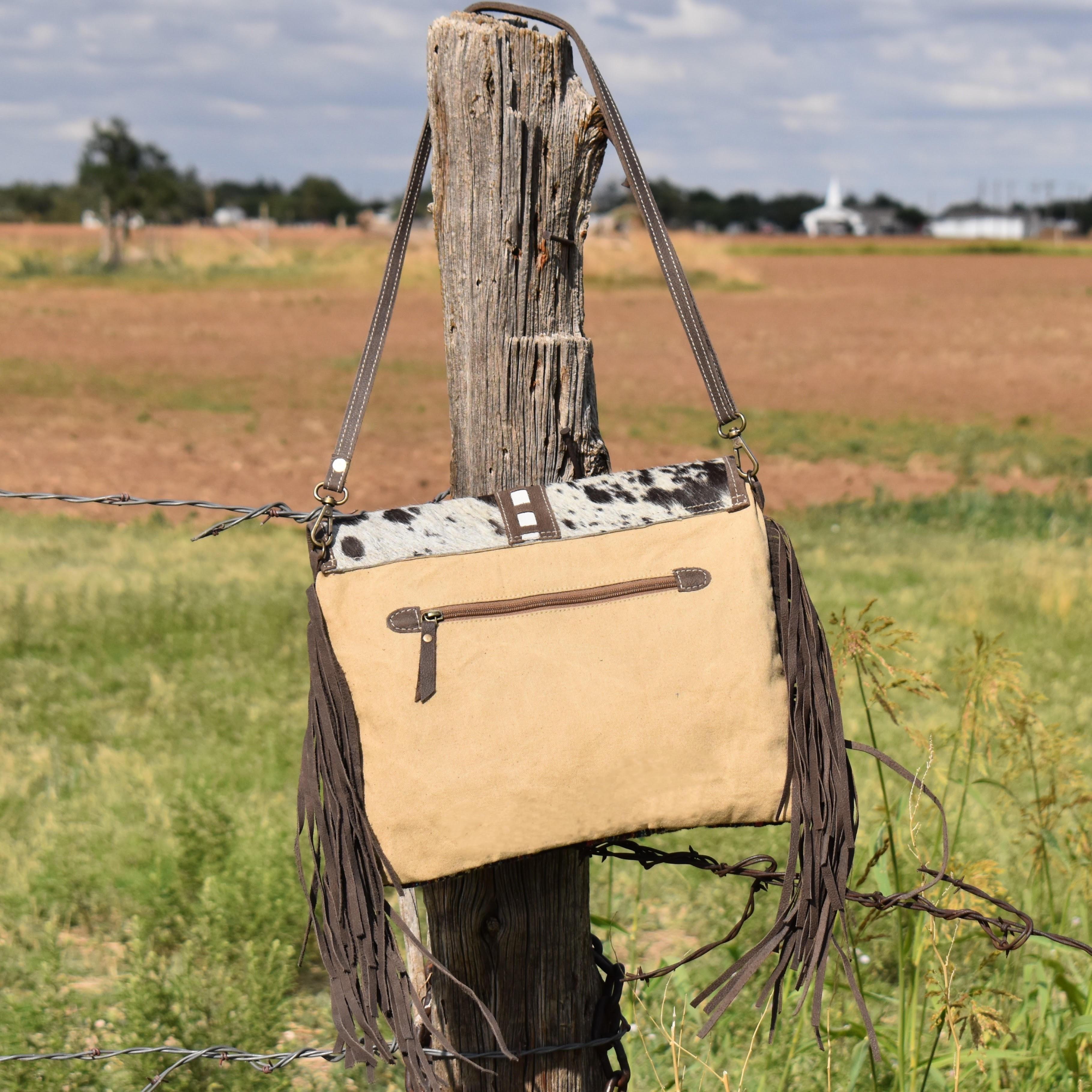 Southwestern Cow on Hair Hobo Bag Product Image