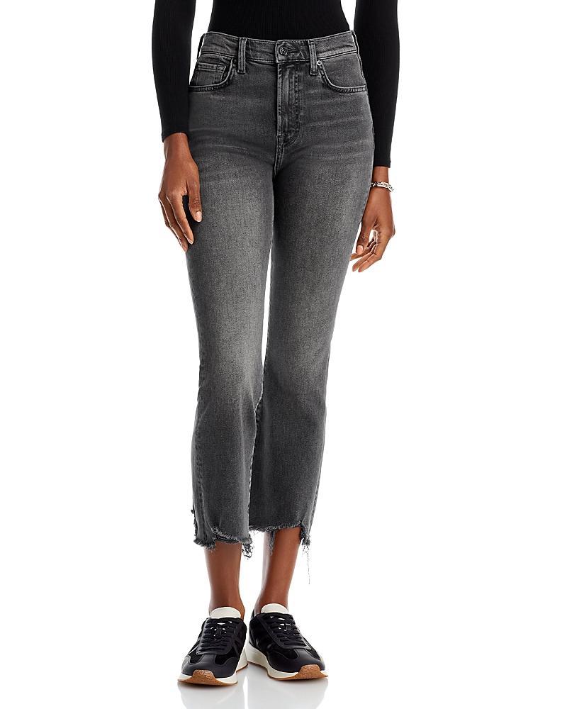 7 For All Mankind High Waist Slim Kick Cropped Jeans in Courage product image