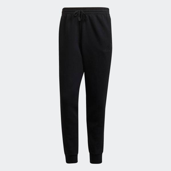 Essentials French Terry Tapered-Cuff 3-Stripes Pants Product Image