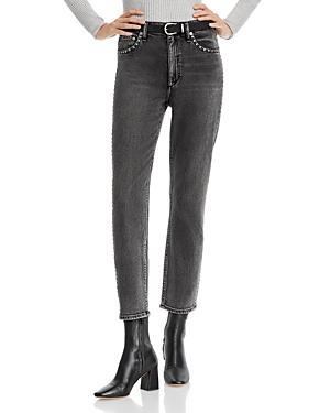 rag & bone Wren High Rise Ankle Slim Jeans in Serjewel Product Image