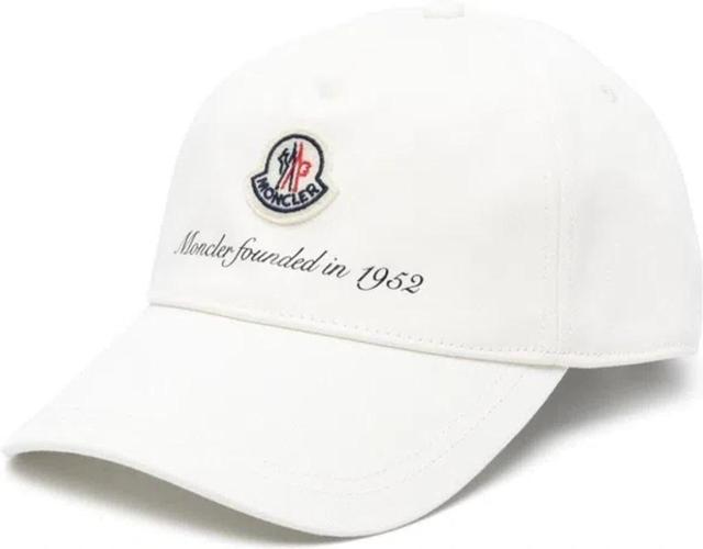 Men's Gabardine Baseball Cap In White Product Image