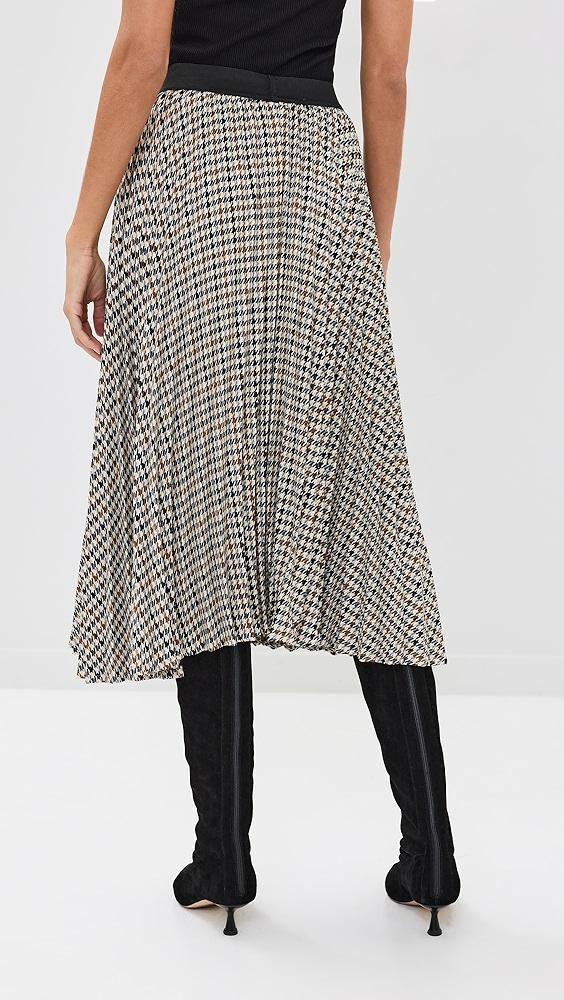 Stella Jean Pied De Poule Pleated Skirt | Shopbop Product Image