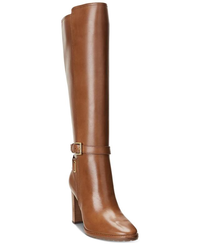 Lauren Ralph Lauren Womens Manchester Buckled Dress Boots Product Image