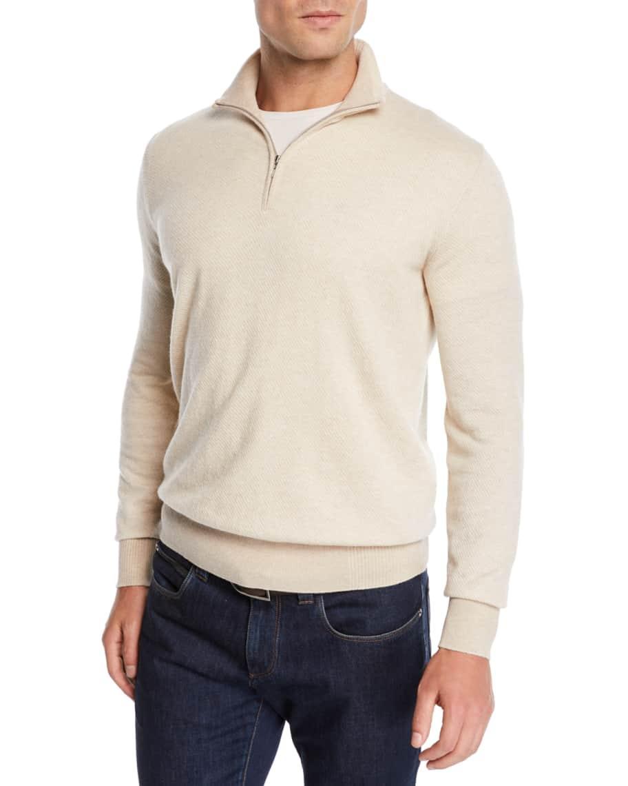 Men's Roadster 1/4-Zip Cashmere Sweater Product Image