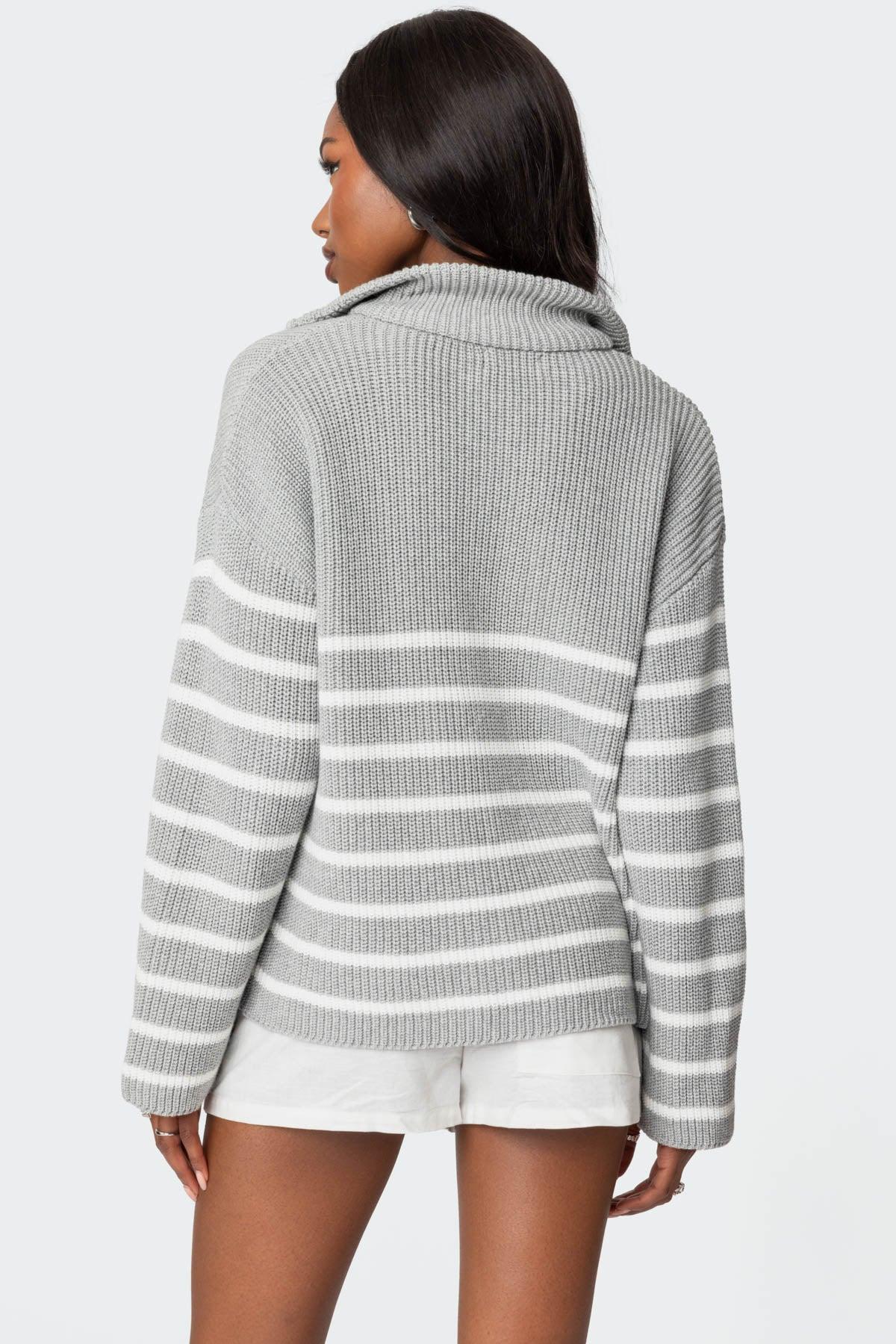 Oversized Quarter Zip Sweater Product Image