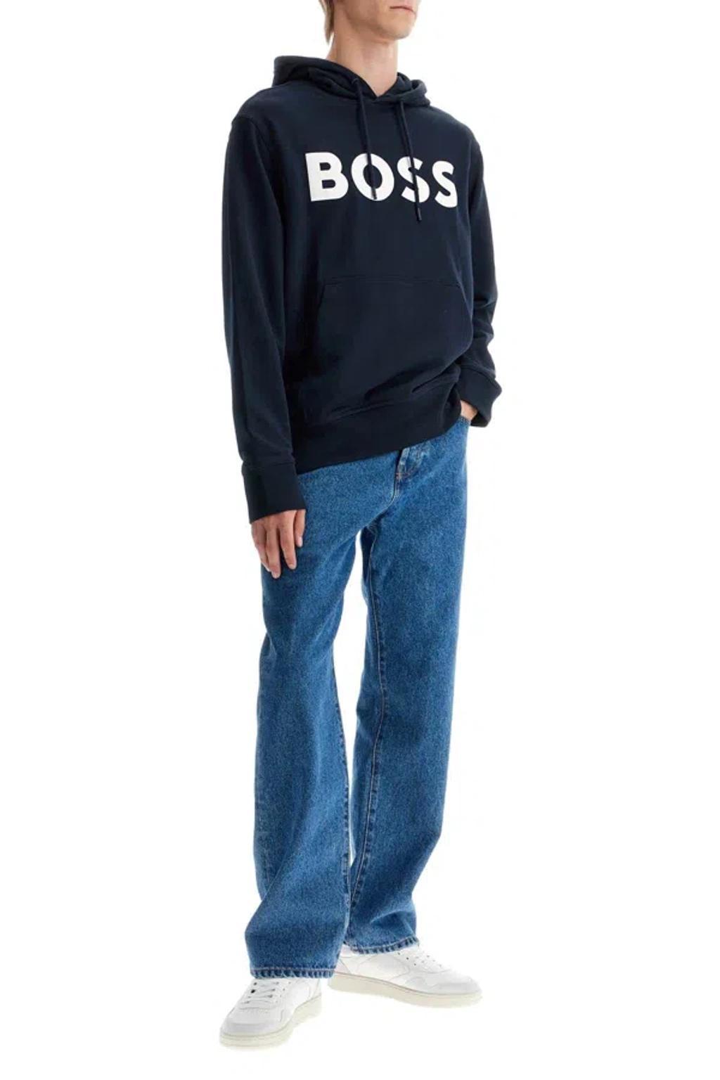 Hooded Sweatshirt With In Blue Product Image