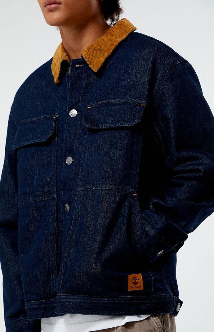 Timberland Men's Insulated Denim Trucker Jacket Product Image