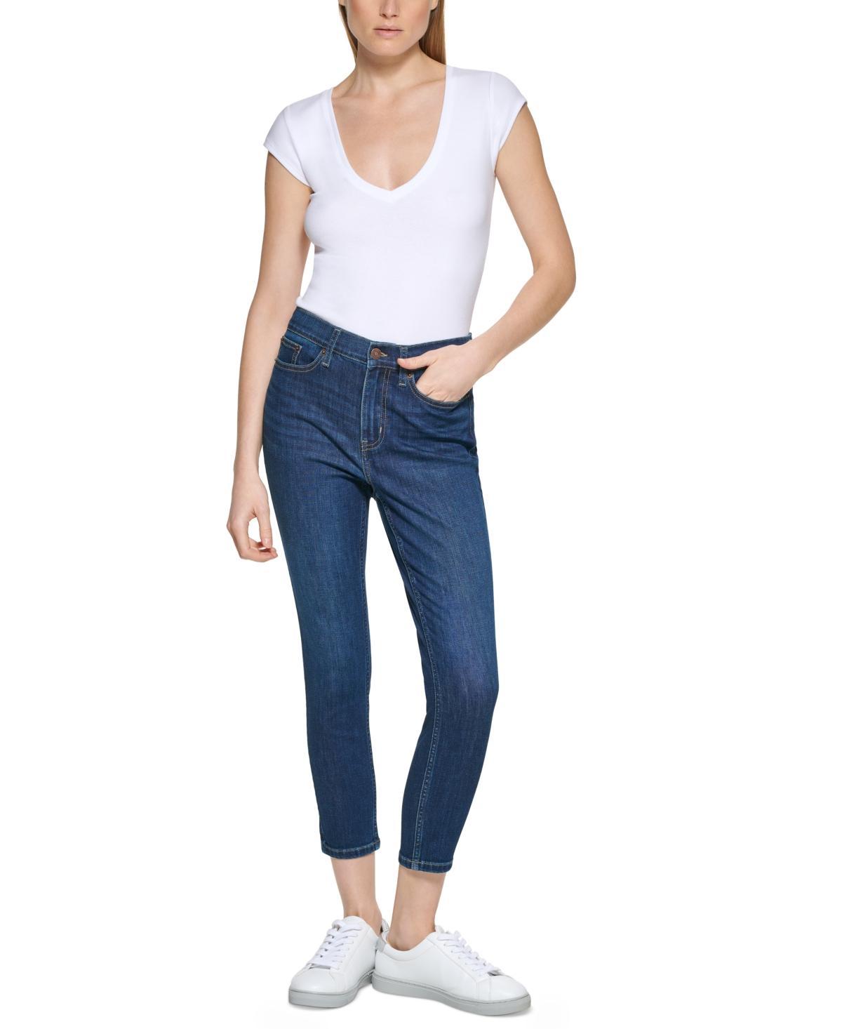 Calvin Klein Jeans Petite High Rise 27 Skinny Ankle Jeans Product Image