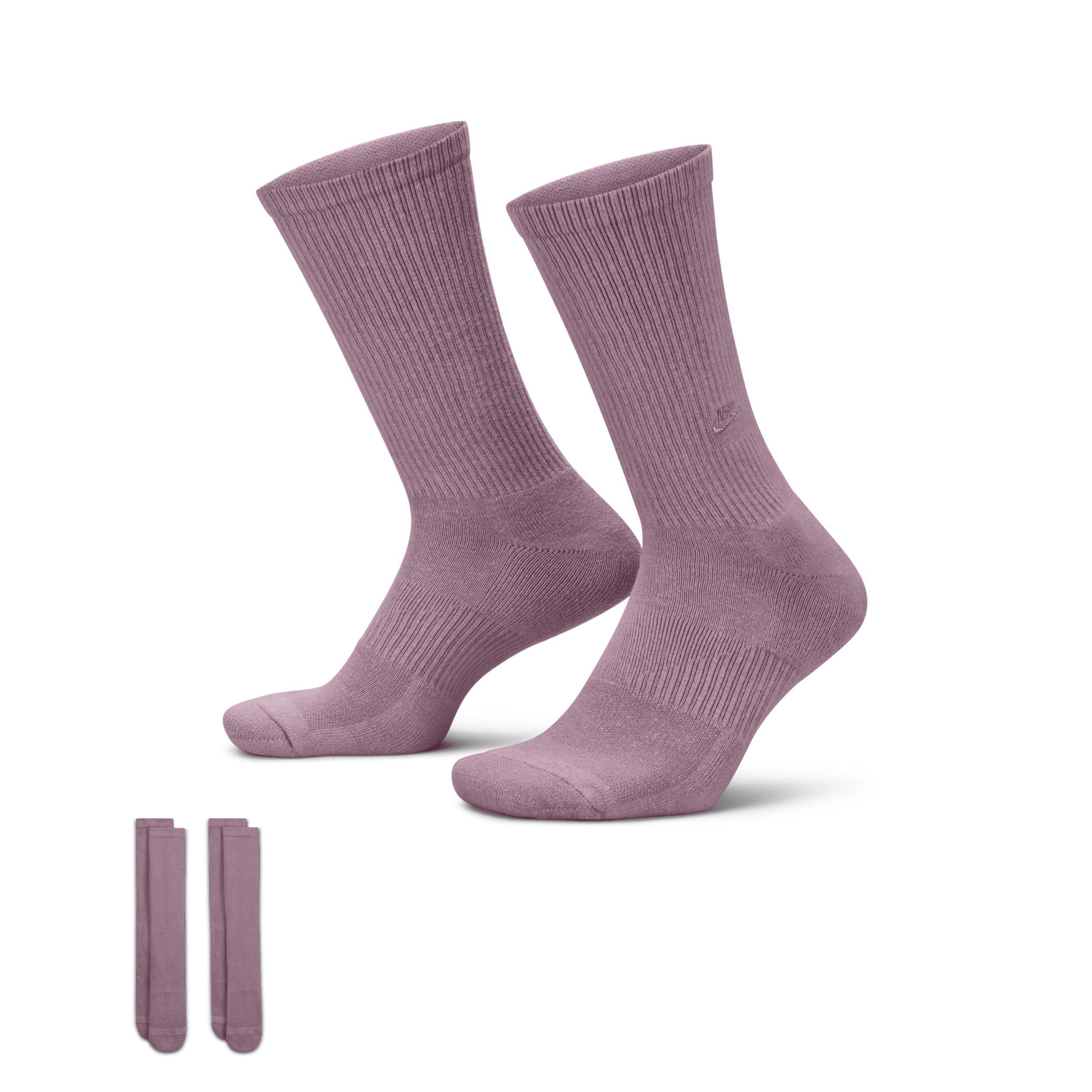 Nike Unisex Everyday Cushioned Crew Socks (2 Pairs) Product Image