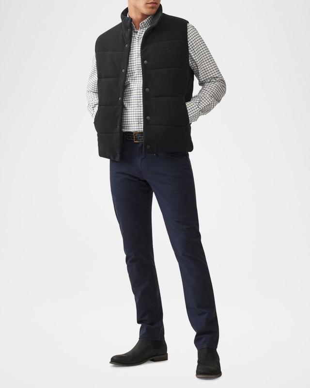 Mens Lake Ferry Cotton Quilted Vest Product Image