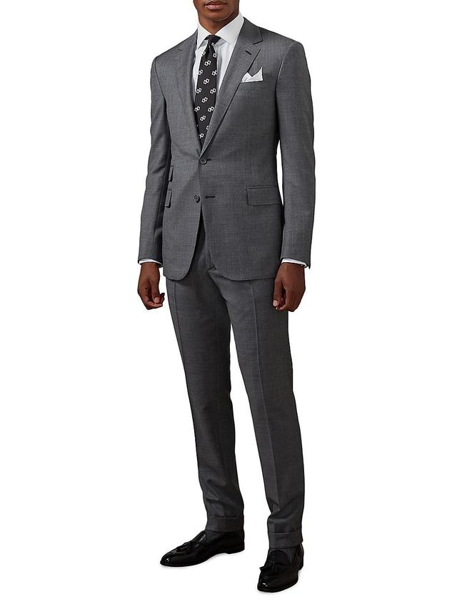 Mens Gregory Wool Single-Breasted Suit Product Image