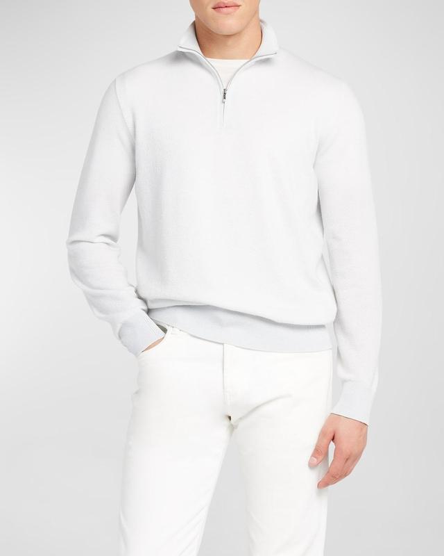 Mens Roadster 1/4-Zip Cashmere Sweater Product Image