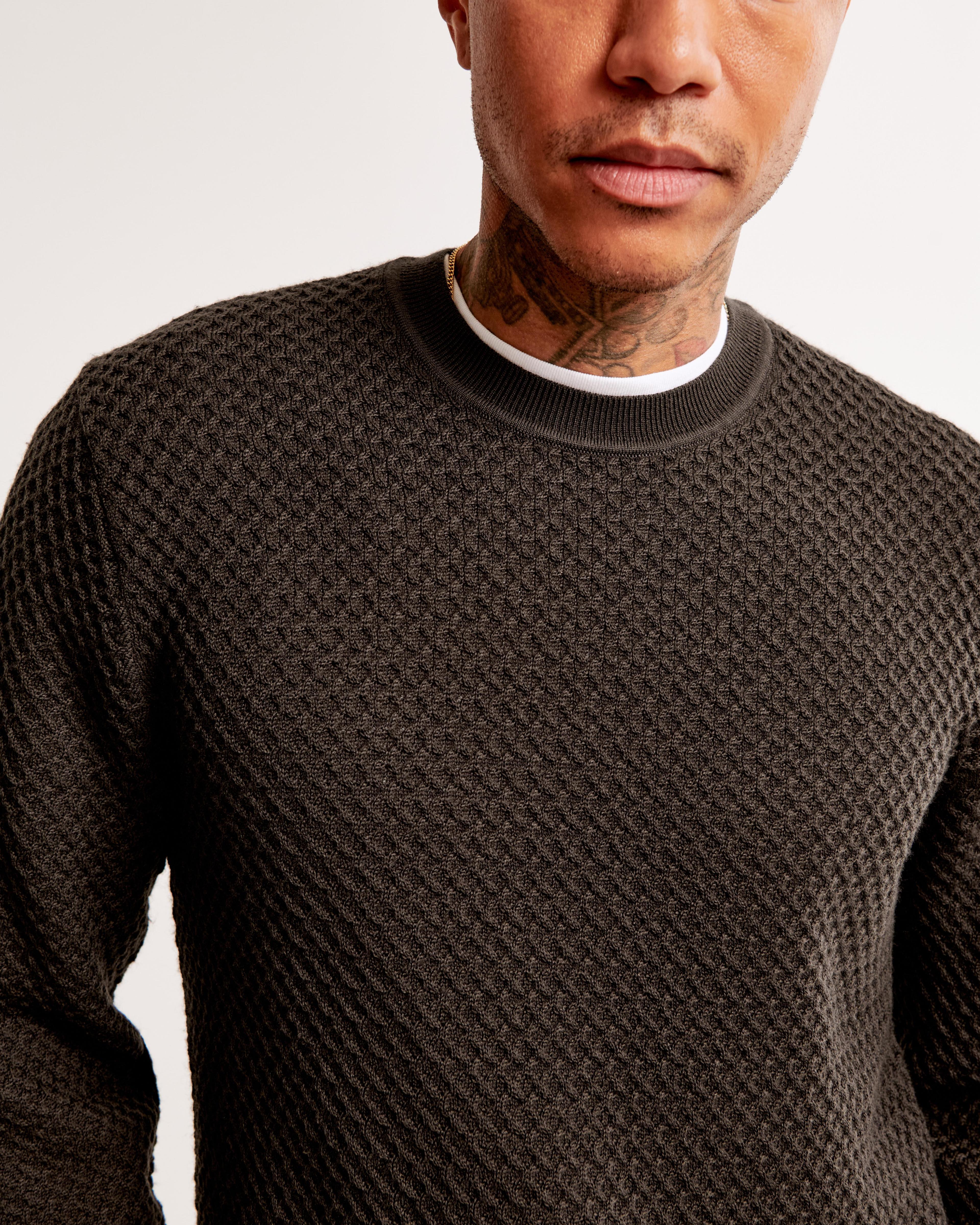 Merino Wool-Blend Crew Sweater Product Image