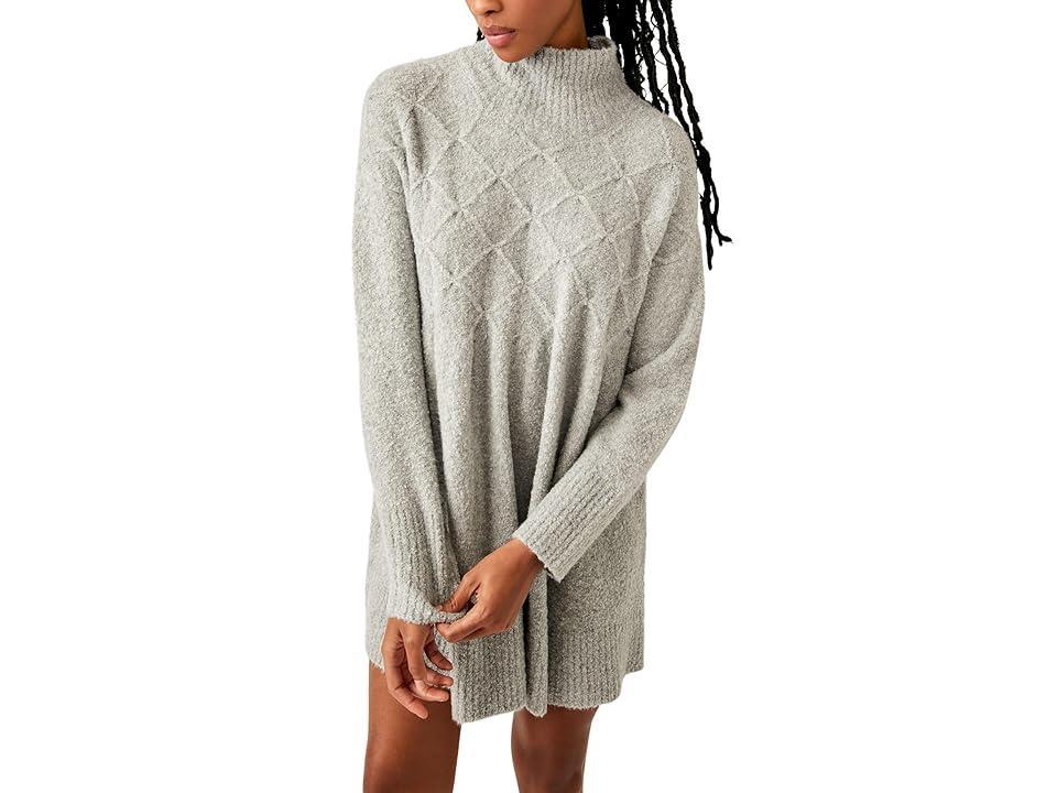 Free People Jaci Long Sleeve Mock Neck Sweater Dress Product Image