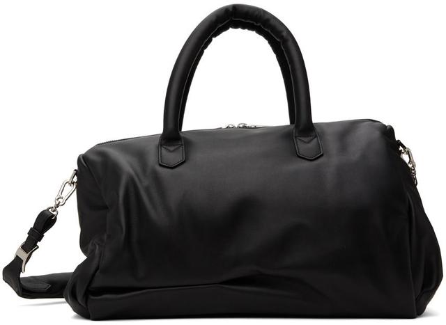 Black Puffer Boston Bag Product Image