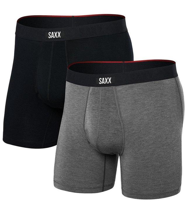 SAXX Vibe Xtra Solid 6#double; Inseam Boxer Briefs 2-Pack Product Image