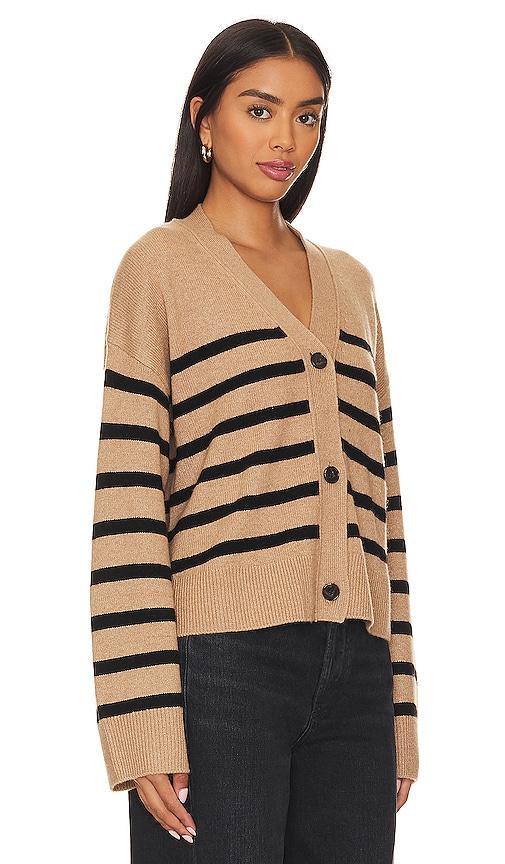 Womens Geneva Striped Wool-Blend Cardigan Product Image